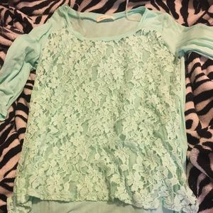 Tea rose hi lo top small